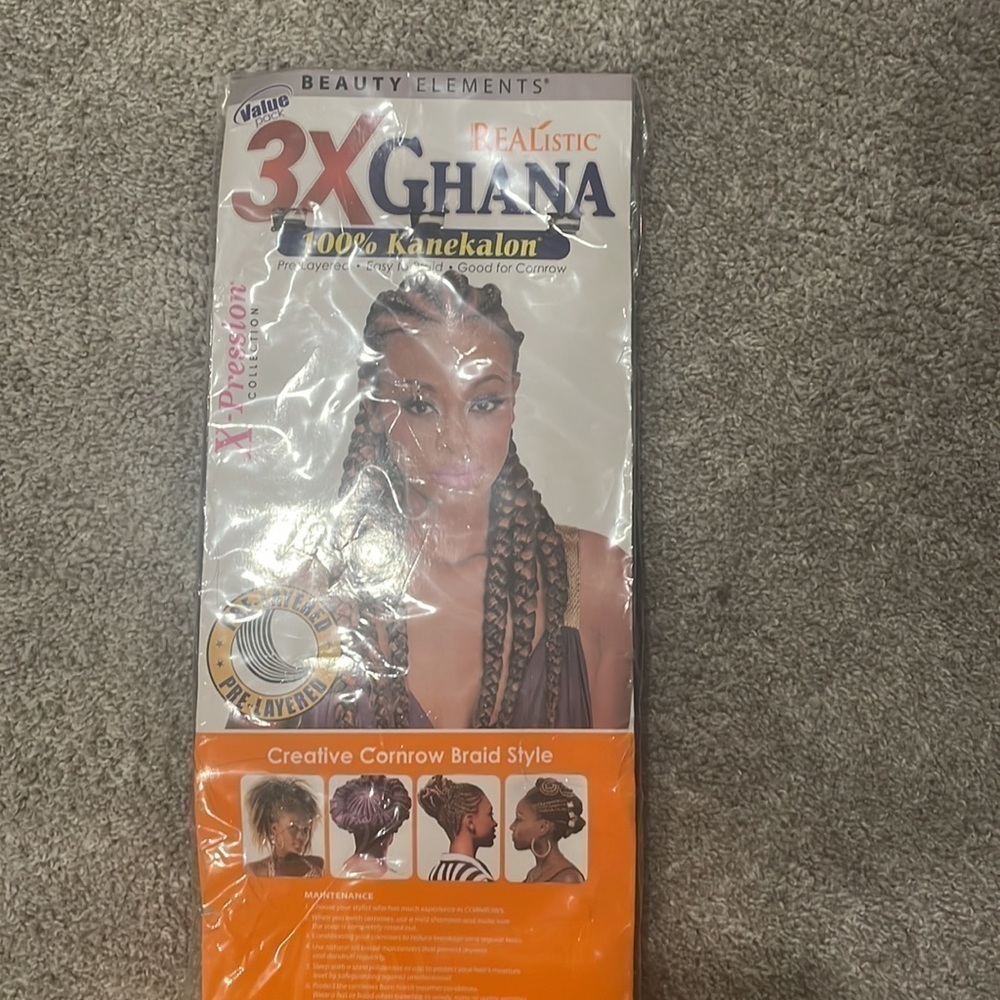 3 pack pre stretched hair in color 2​​​​​​​​​​​​​​​​ - Picture 3 of 4